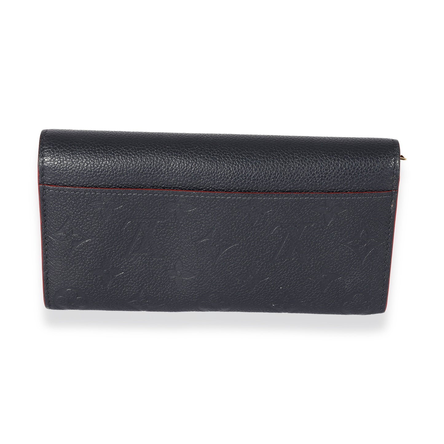 Louis Vuitton Louis Vuitton Marine Rouge Empreinte Sarah Wallet