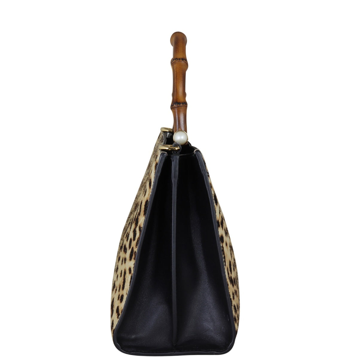 Gucci Nymphaea Top Handle Calf Hair Bag