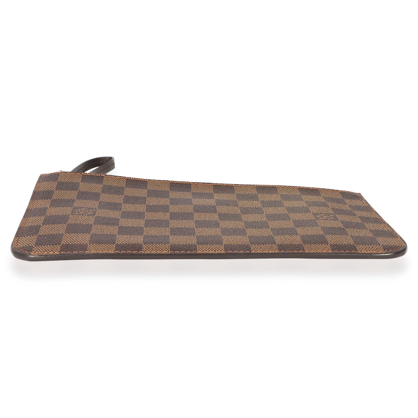 Louis Vuitton Louis Vuitton Damier Ebene Canvas Rose Ballerine Neverfull Pochette