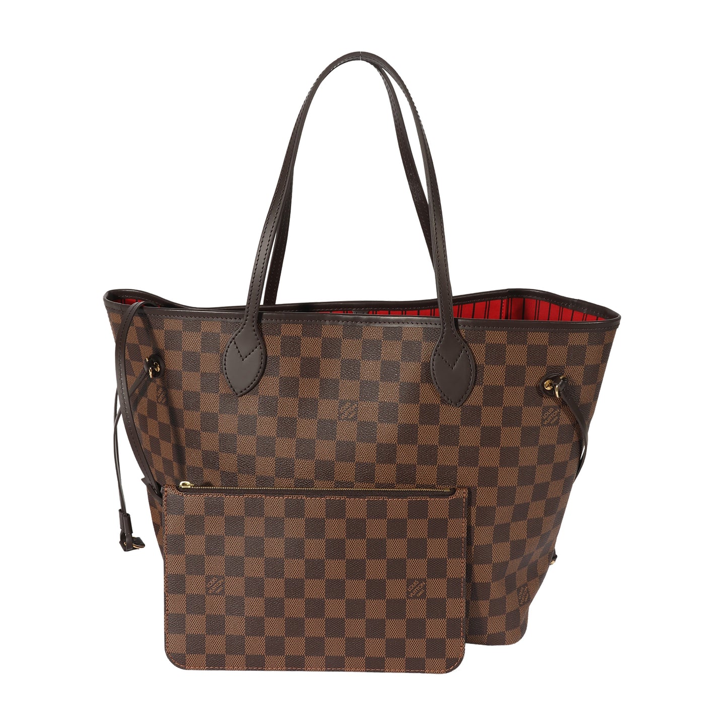 Louis Vuitton Louis Vuitton Damier Ebene Neverfull MM Pouch
