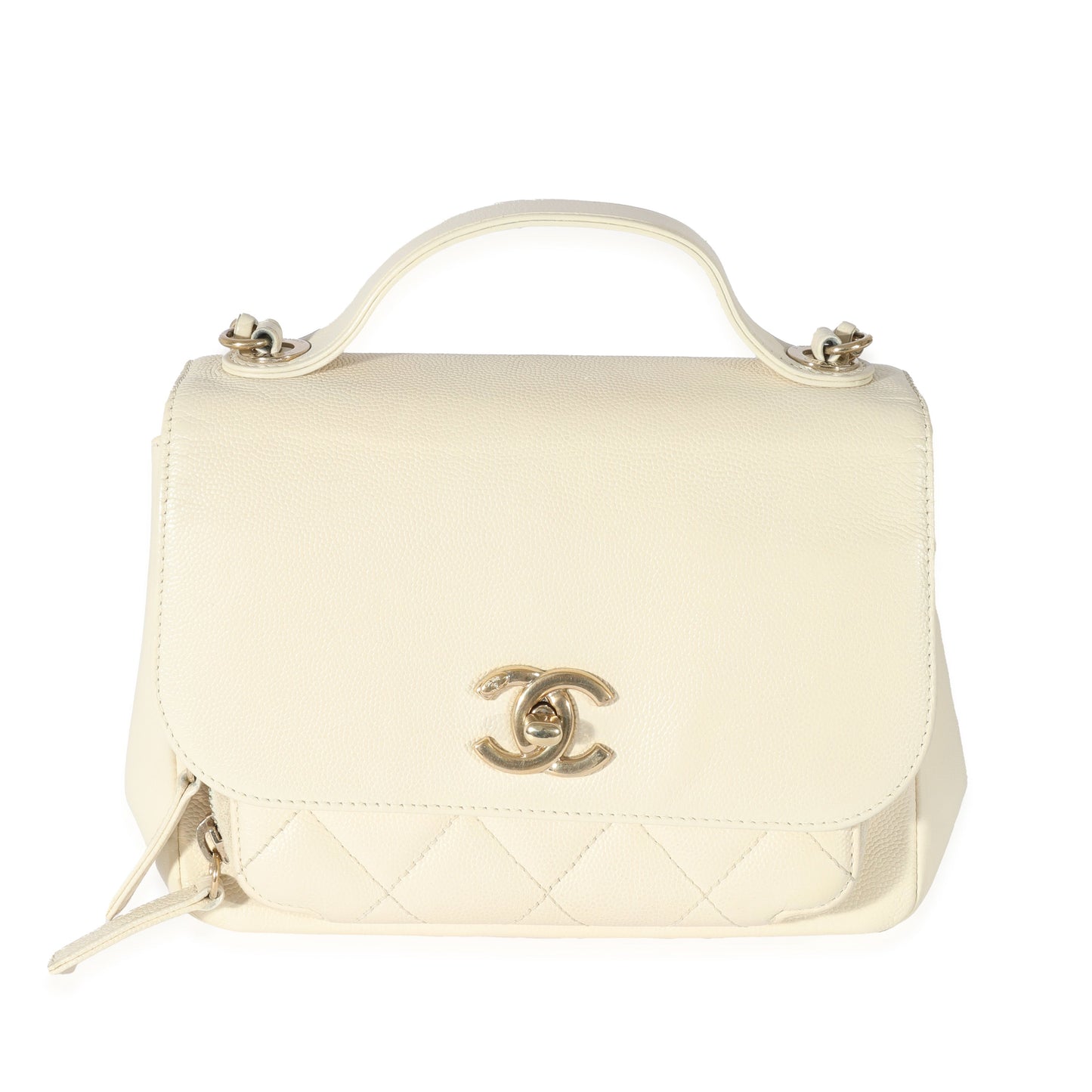 Chanel Cream Caviar Mini Business Affinity Flap