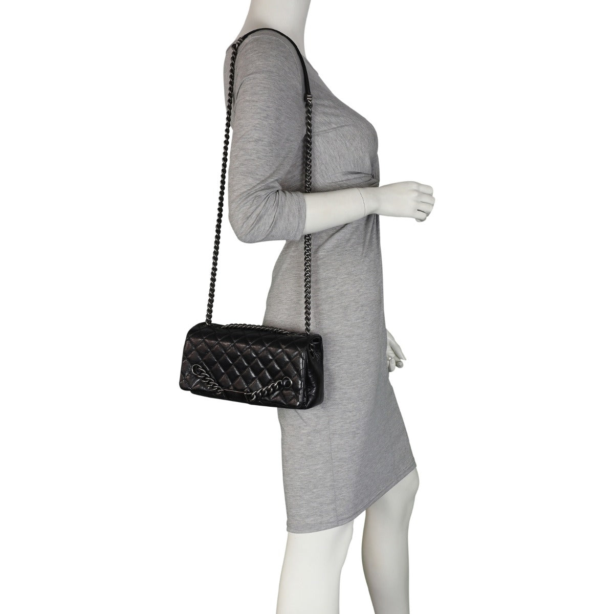 Chanel Quilted Chain Flap Bag