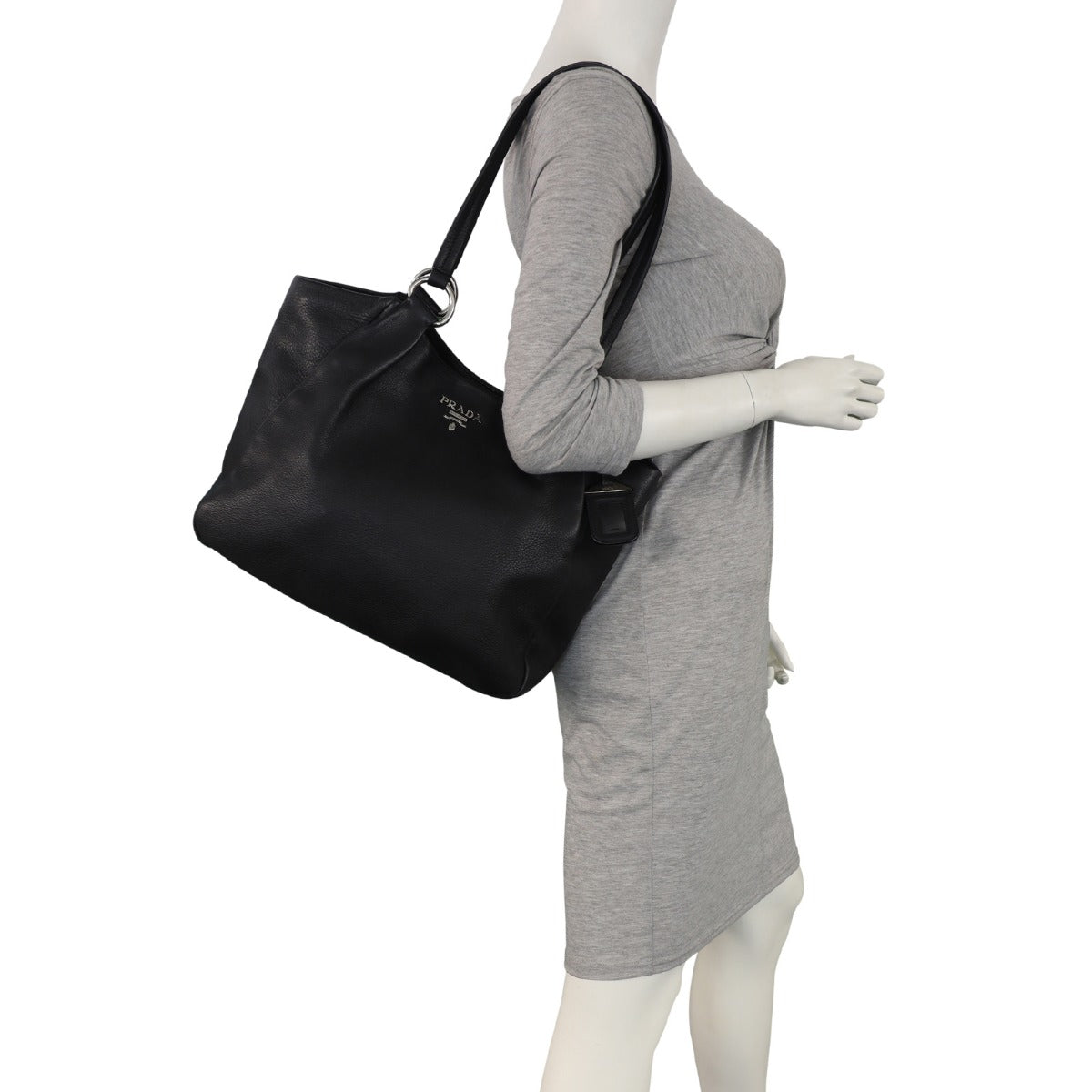 Prada Vitello Daino Shopping Tote