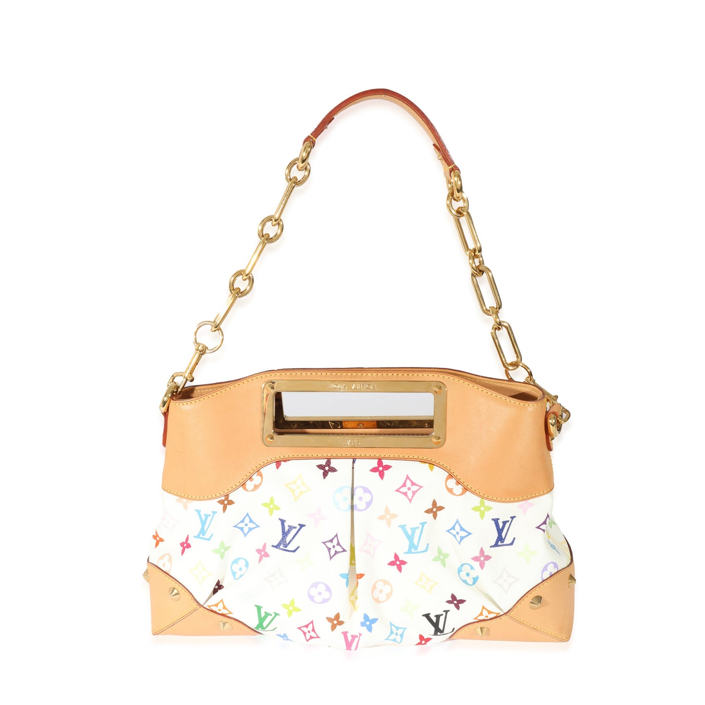 Louis Vuitton Louis Vuitton Canvas White Multicolor Monogram Judy
