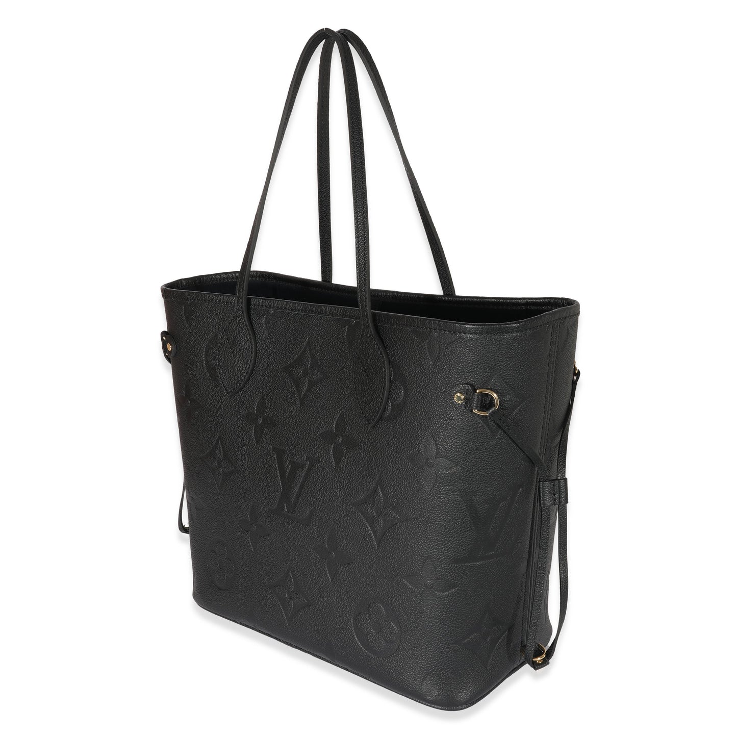Louis Vuitton Louis Vuitton Black Monogram Empreinte Giant Neverfull MM