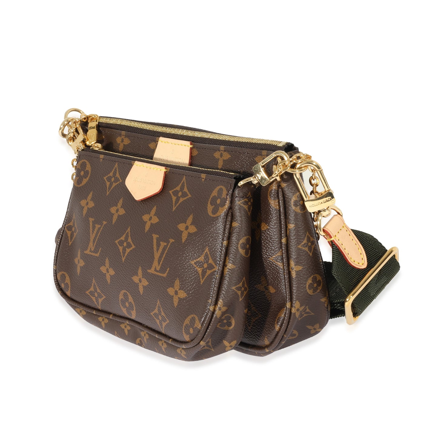 Louis Vuitton Louis Vuitton Monogram Canvas Khaki Multi Pochette Accessoires