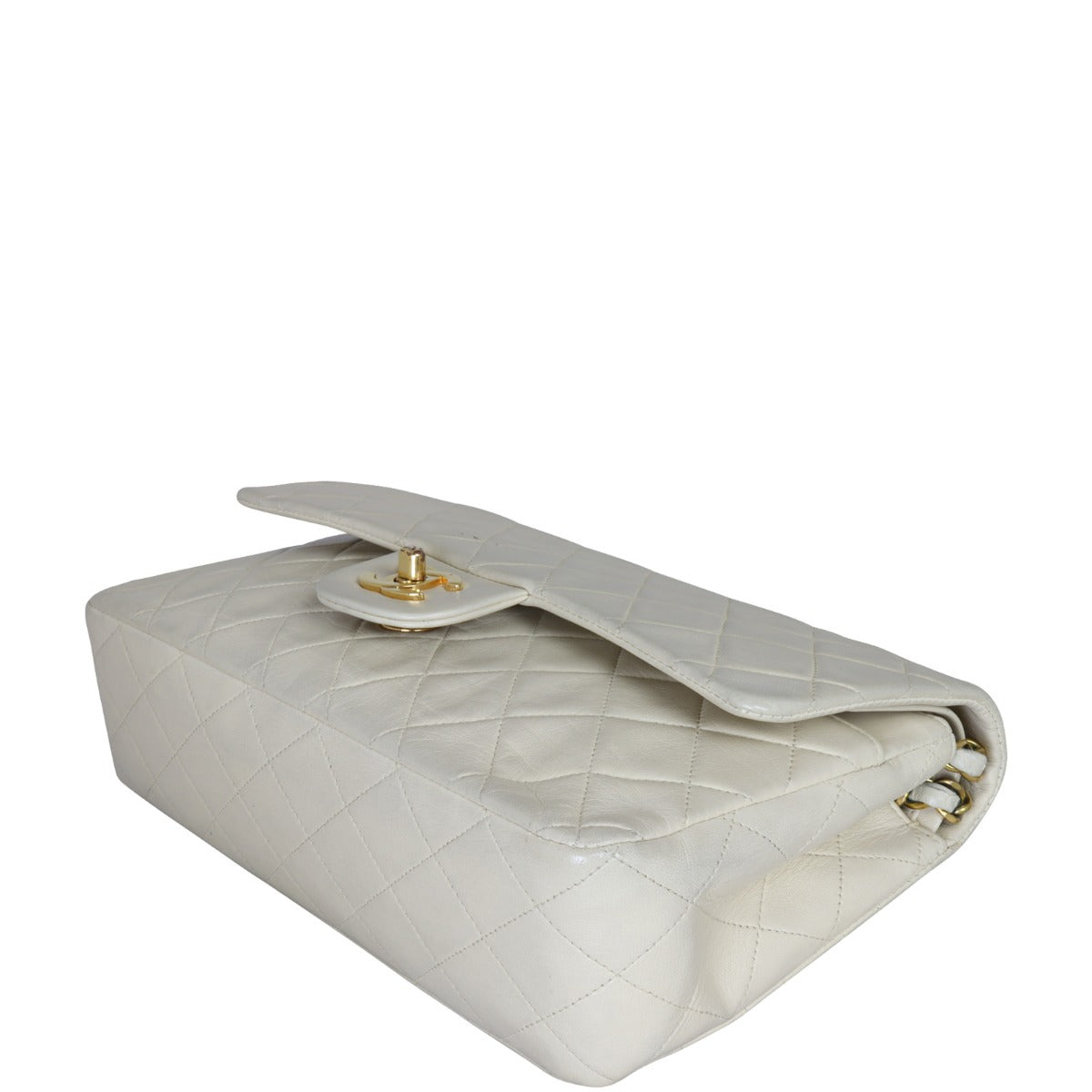 Chanel Classic Double Flap Medium | Cream Vintage