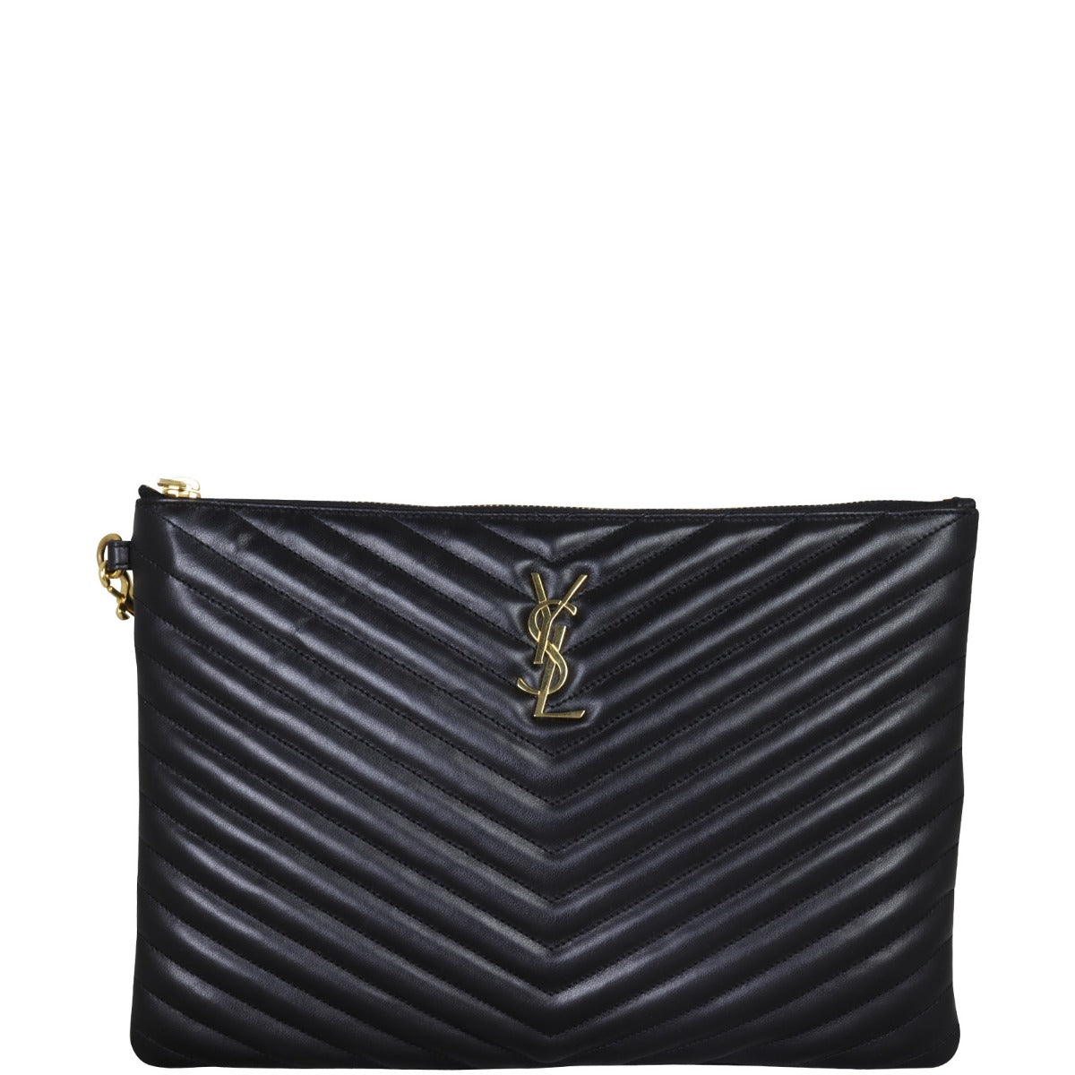 Saint Laurent Cassandre Monogram Matelasse Tablet Pouch
