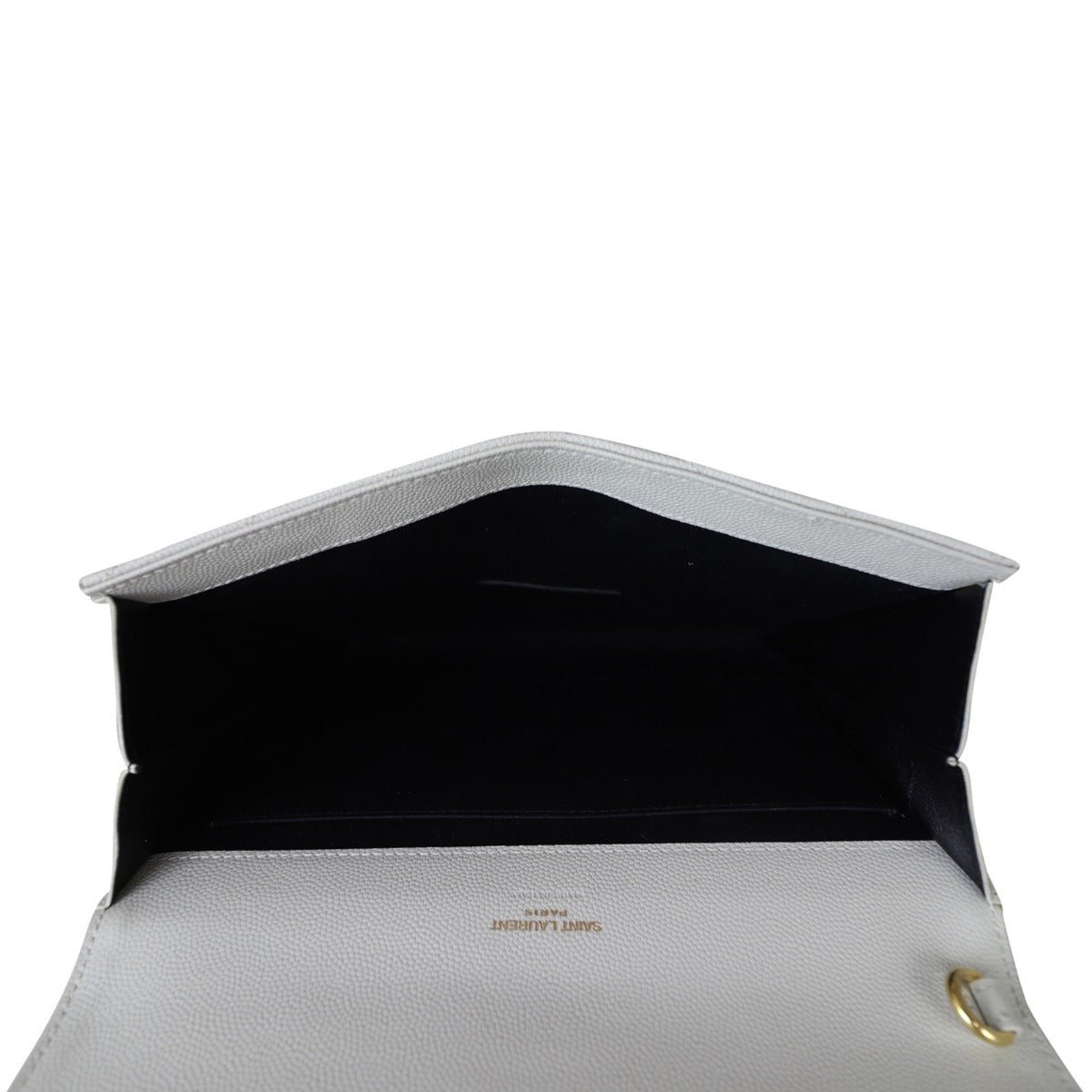 Saint Laurent Cassandre Flap Wristlet Pouch