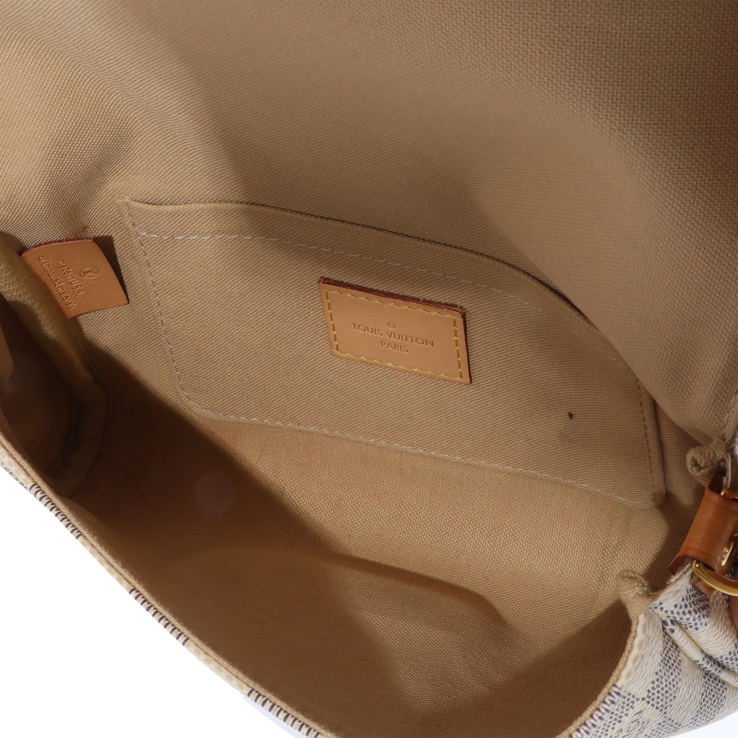 Louis Vuitton Louis Vuitton Canvas Damier Azur Favorite PM
