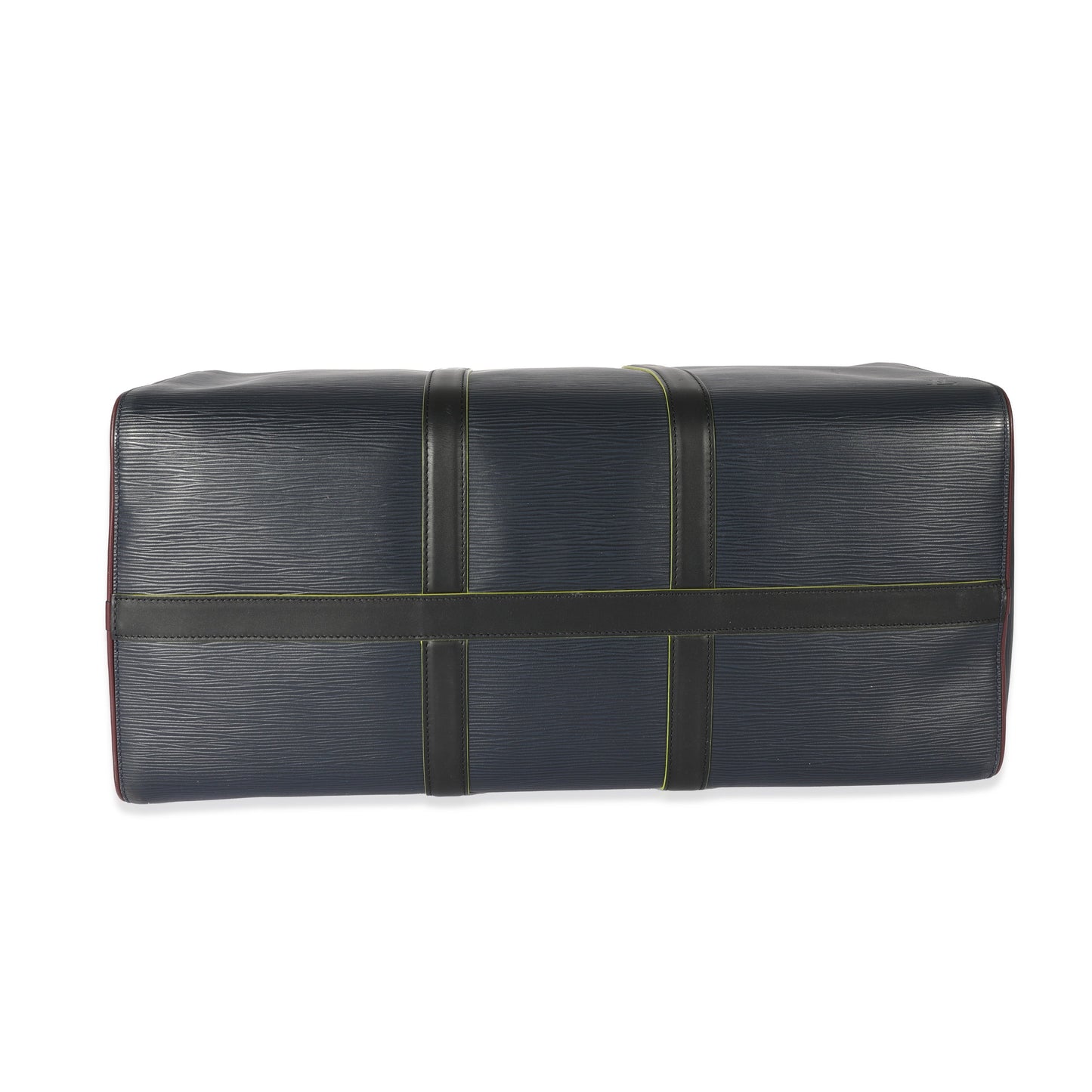 Louis Vuitton Marine Epi Leather Patchwork Graphite Keepall 50