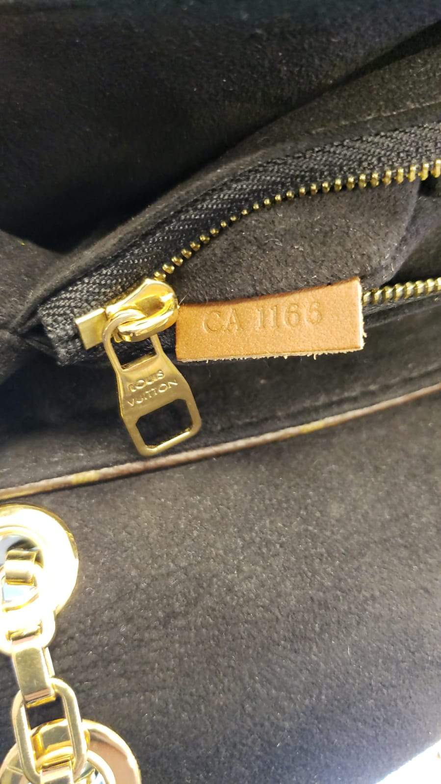 LOUIS VUITTON Pallas Chain Monogram Canvas Crossbody Bag