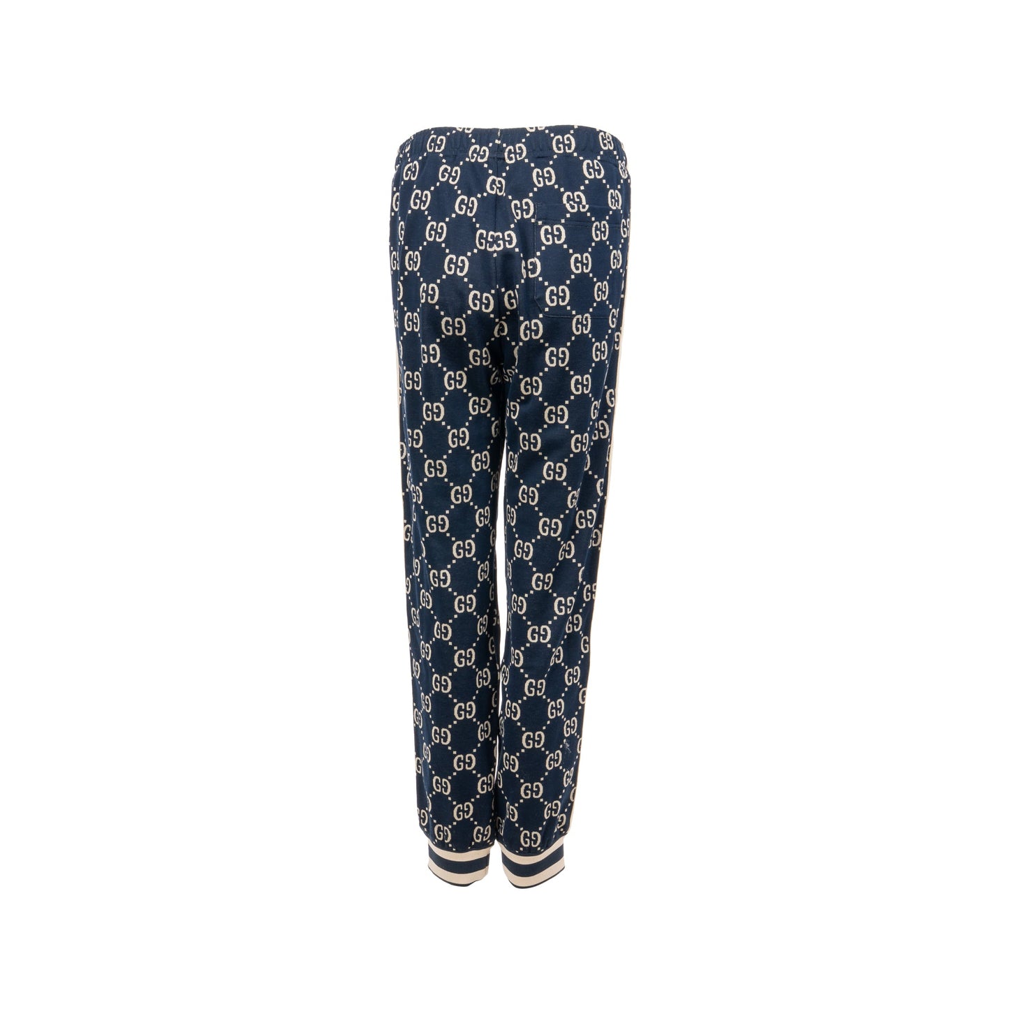 Gucci Size Jacquard Striped Track Pants Cotton Multicoloured