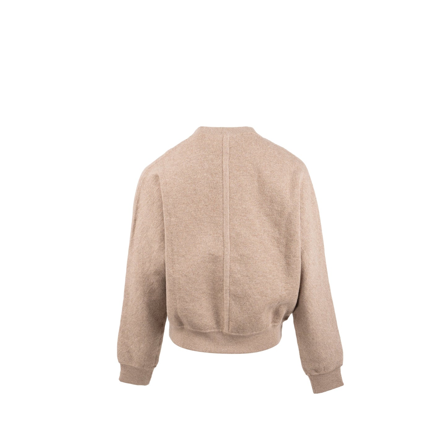 Hermes Size 40 Reversible Pull Over Sweater Cachemire Coton Beige Lin