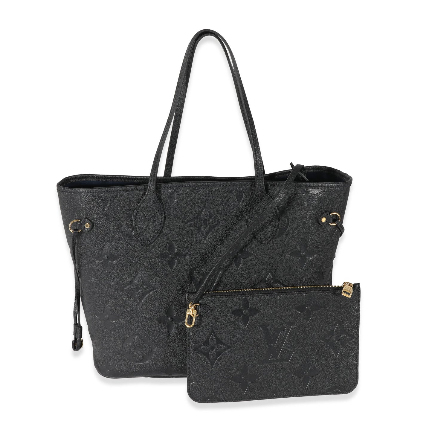 Louis Vuitton Louis Vuitton Black Empreinte Neverfull MM