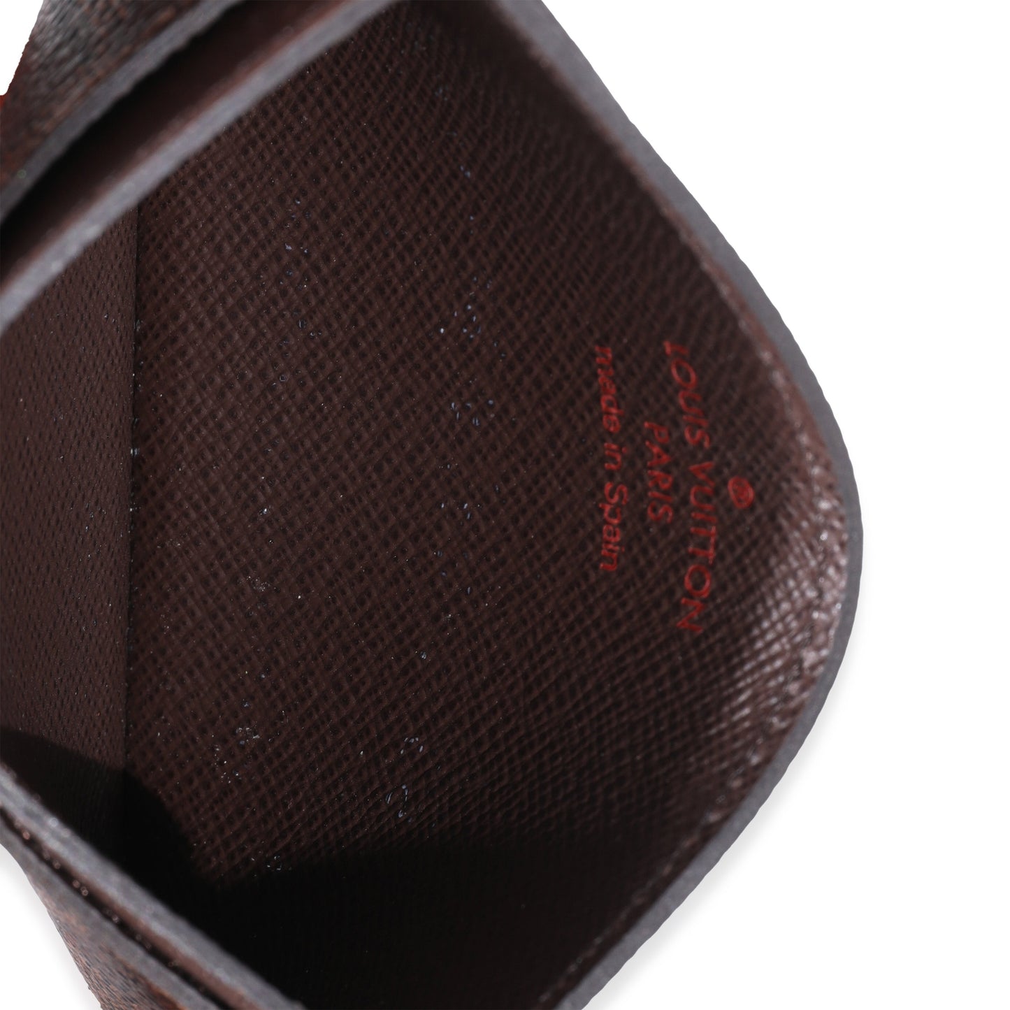 Louis Vuitton Louis Vuitton Damier Ebene Canvas Card Holder
