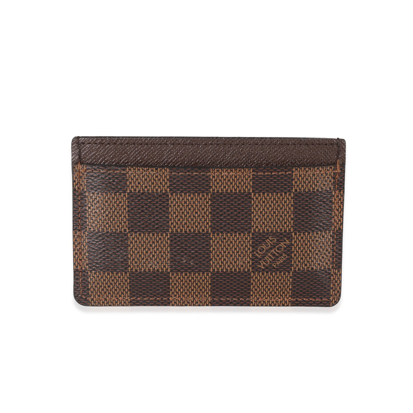 Louis Vuitton Louis Vuitton Damier Ebene Canvas Card Holder