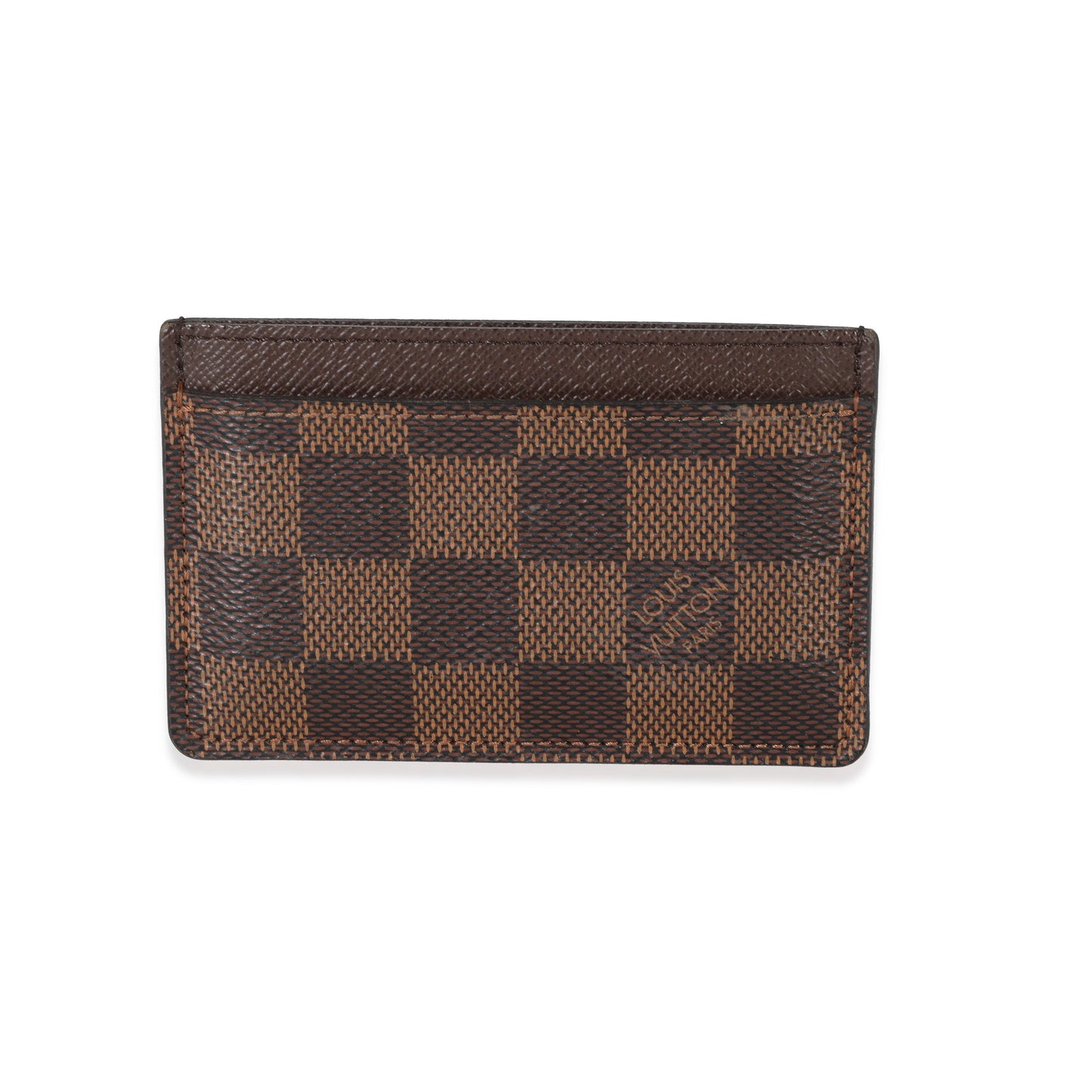 Louis Vuitton Louis Vuitton Damier Ebene Canvas Card Holder