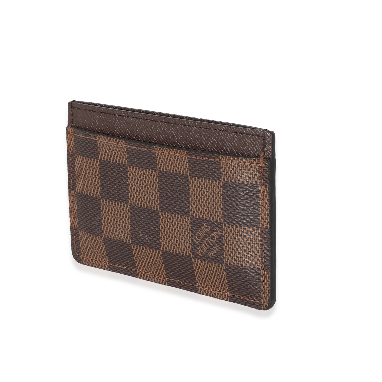 Louis Vuitton Louis Vuitton Damier Ebene Canvas Card Holder