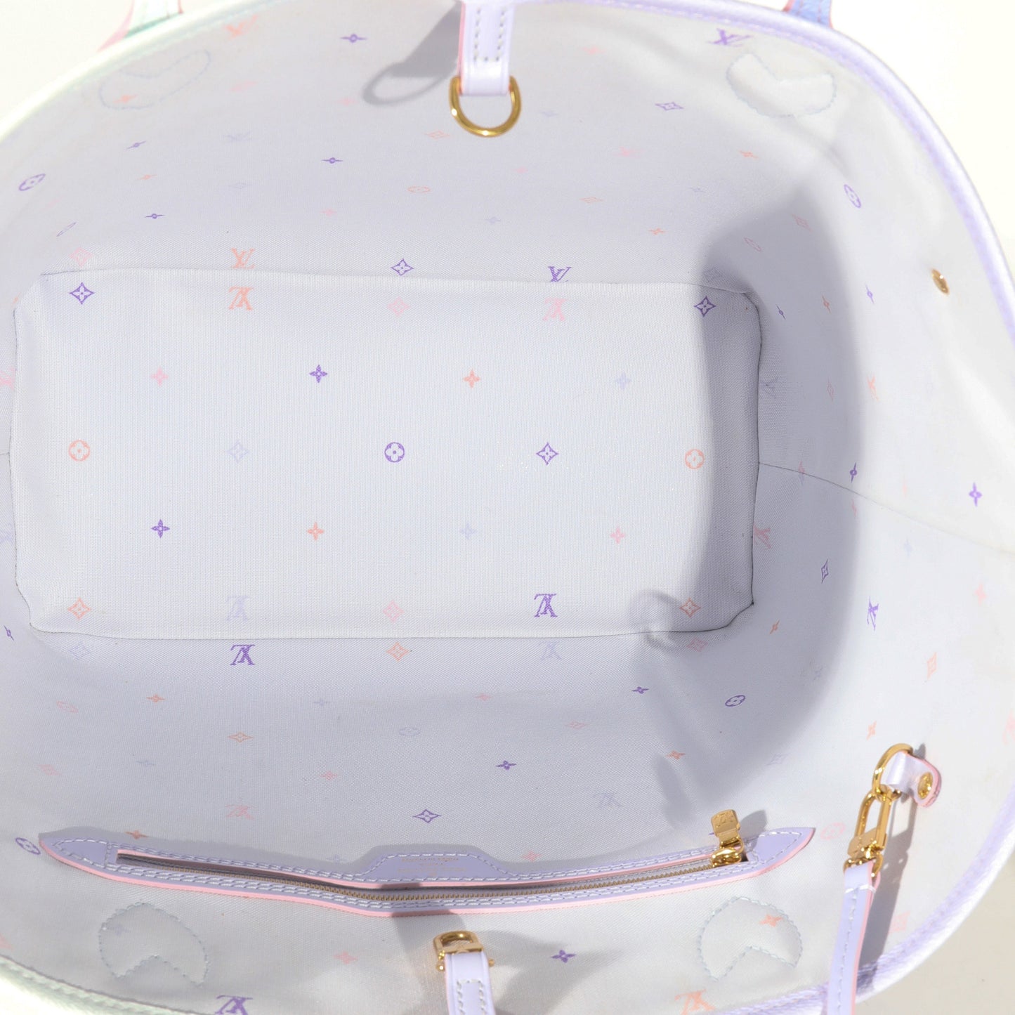 Louis Vuitton Louis Vuitton Giant Monogram Canvas Sunrise Pastel Spring In The City Neverfull