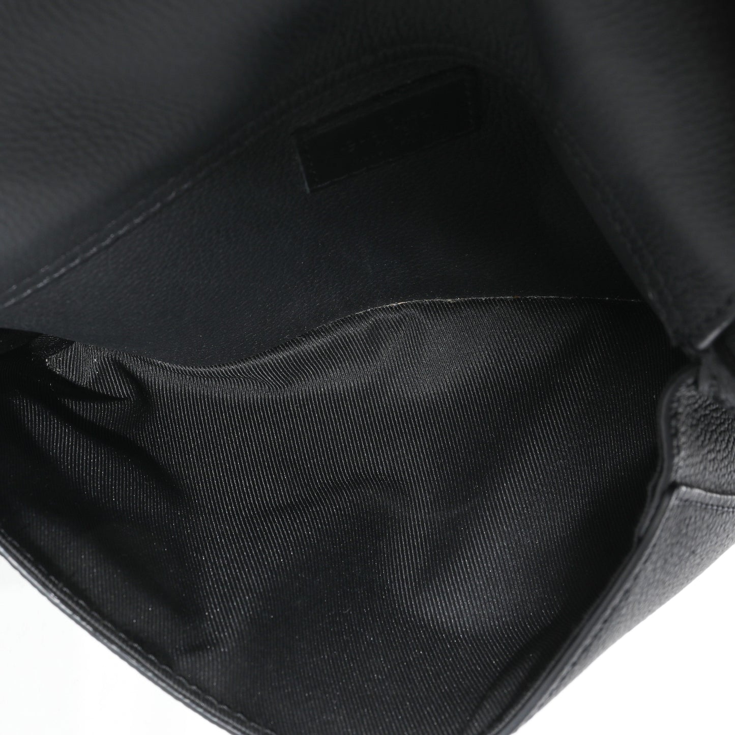 Louis Vuitton Louis Vuitton Black Leather Aerogram Sling Bag