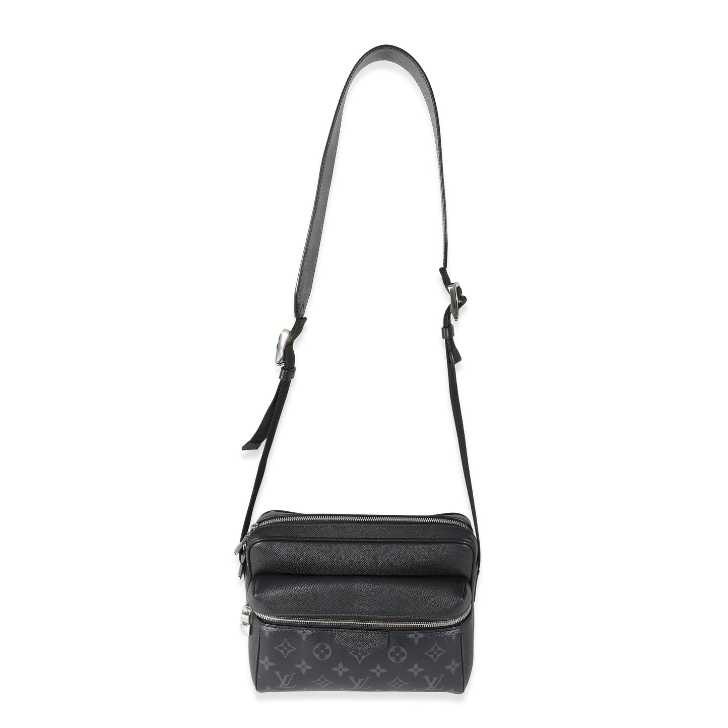 Louis Vuitton Louis Vuitton Black Taiga Monogram Eclipse Canvas Outdoor Messenger