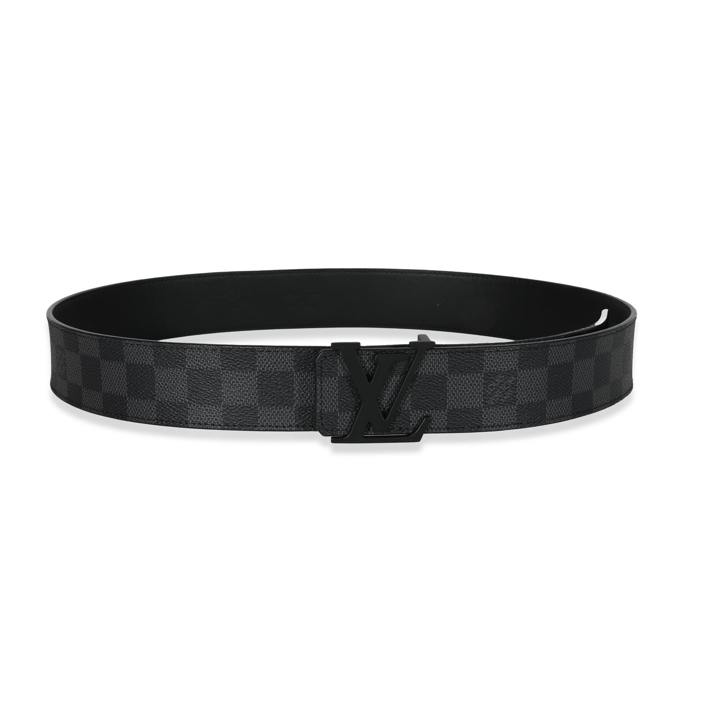 Louis Vuitton Louis Vuitton Canvas Damier Graphite LV Initiales Belt