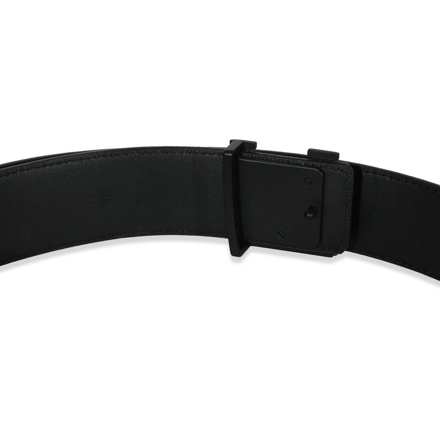 Louis Vuitton Louis Vuitton Canvas Damier Graphite LV Initiales Belt