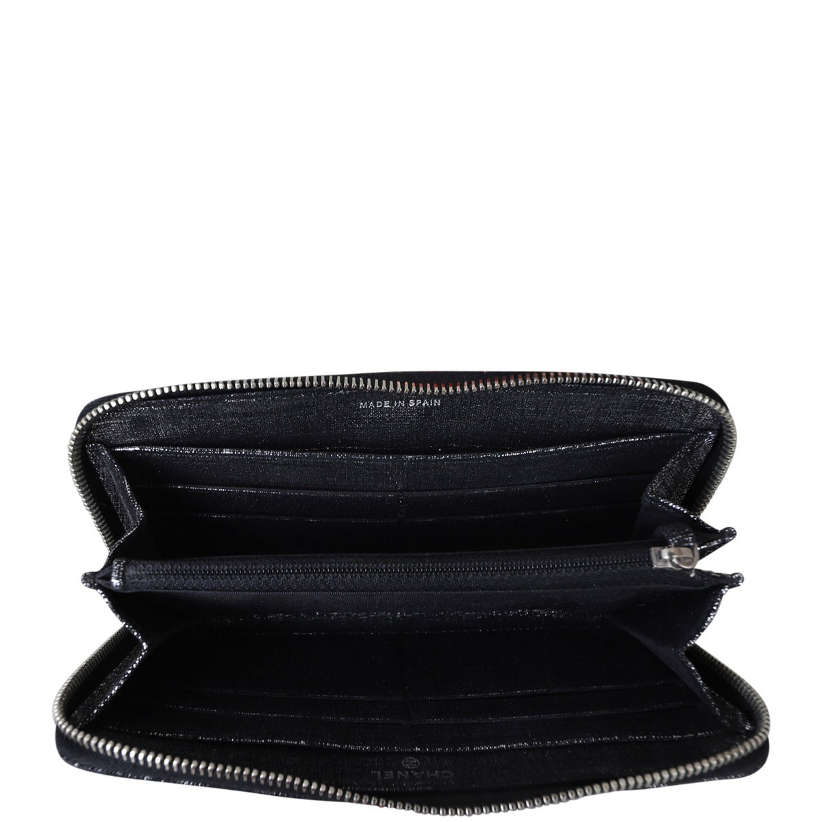 Chanel Iridescent Zip Around Wallet