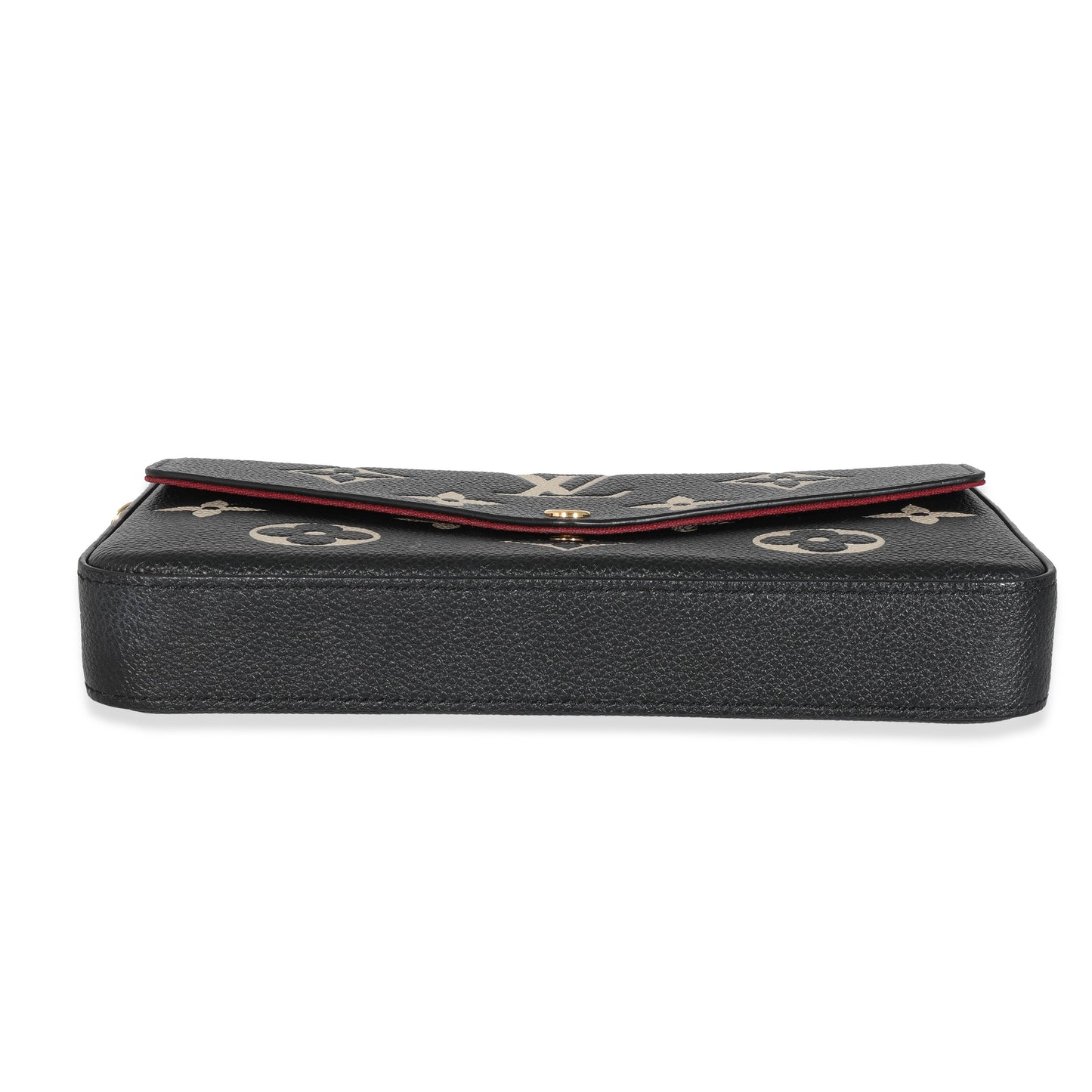 Louis Vuitton Louis Vuitton Black Beige Monogram Empreinte Félicie Pochette