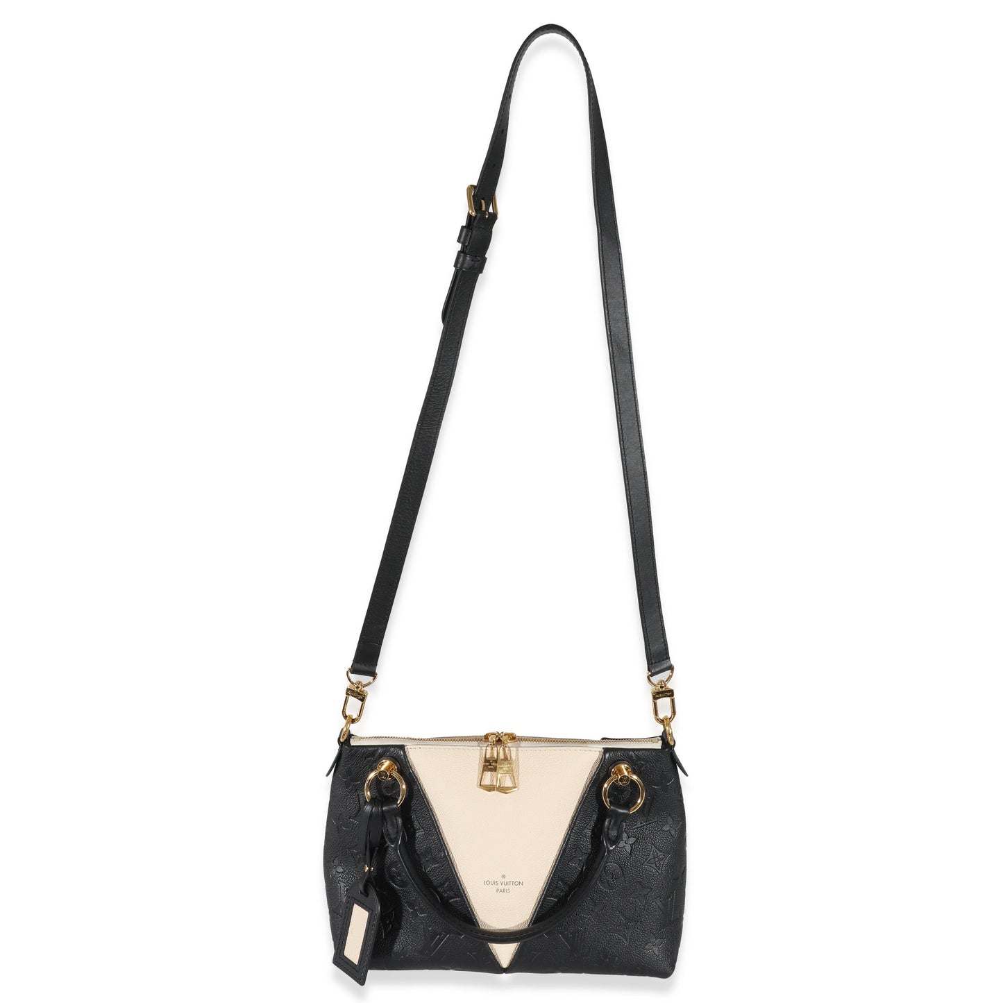 Louis Vuitton Louis Vuitton Black & Beige Monogram Empreinte V Tote BB