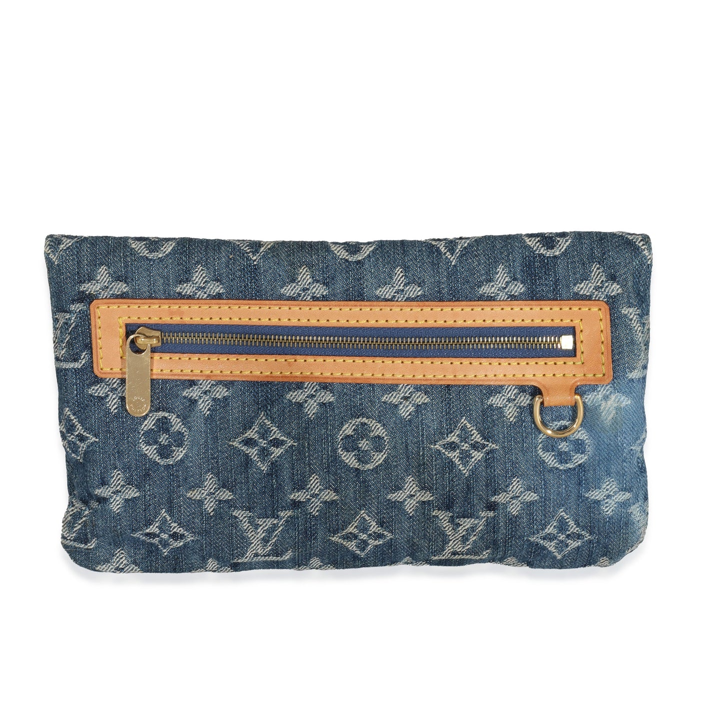 Louis Vuitton Louis Vuitton Blue Monogram Denim Plat Pochette