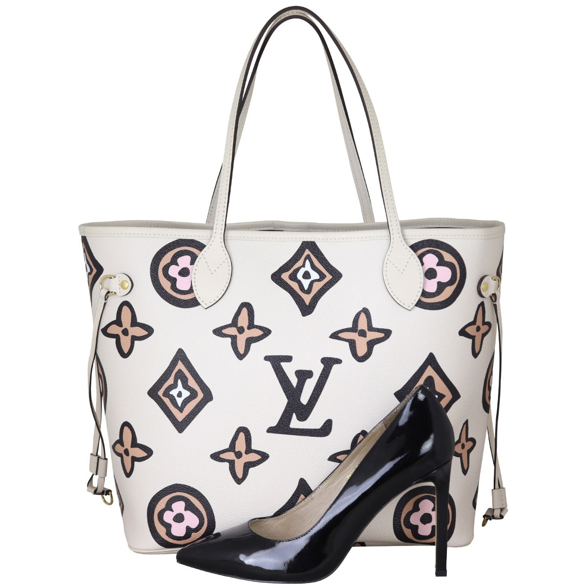 Louis Vuitton Neverfull MM Wild at Heart Giant Monogram