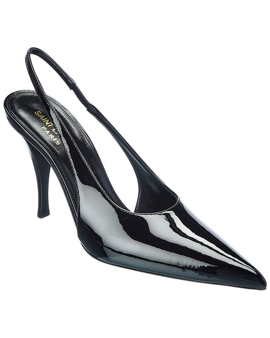 SAINT LAURENT VIPER 90 SLINGBACK PUMPS