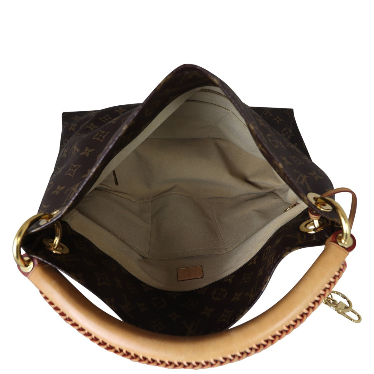Louis Vuitton Artsy MM Monogram | Beige Microfibre Lined