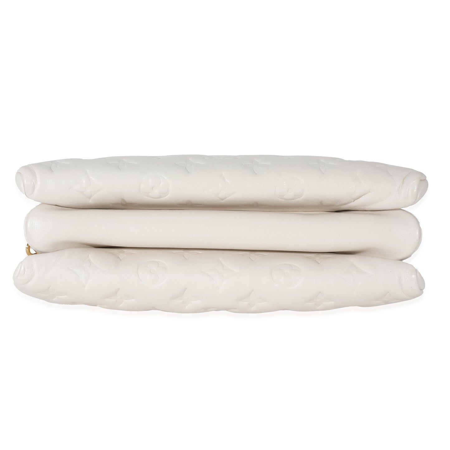 Louis Vuitton Louis Vuitton Cream Monogram Lambskin Coussin PM
