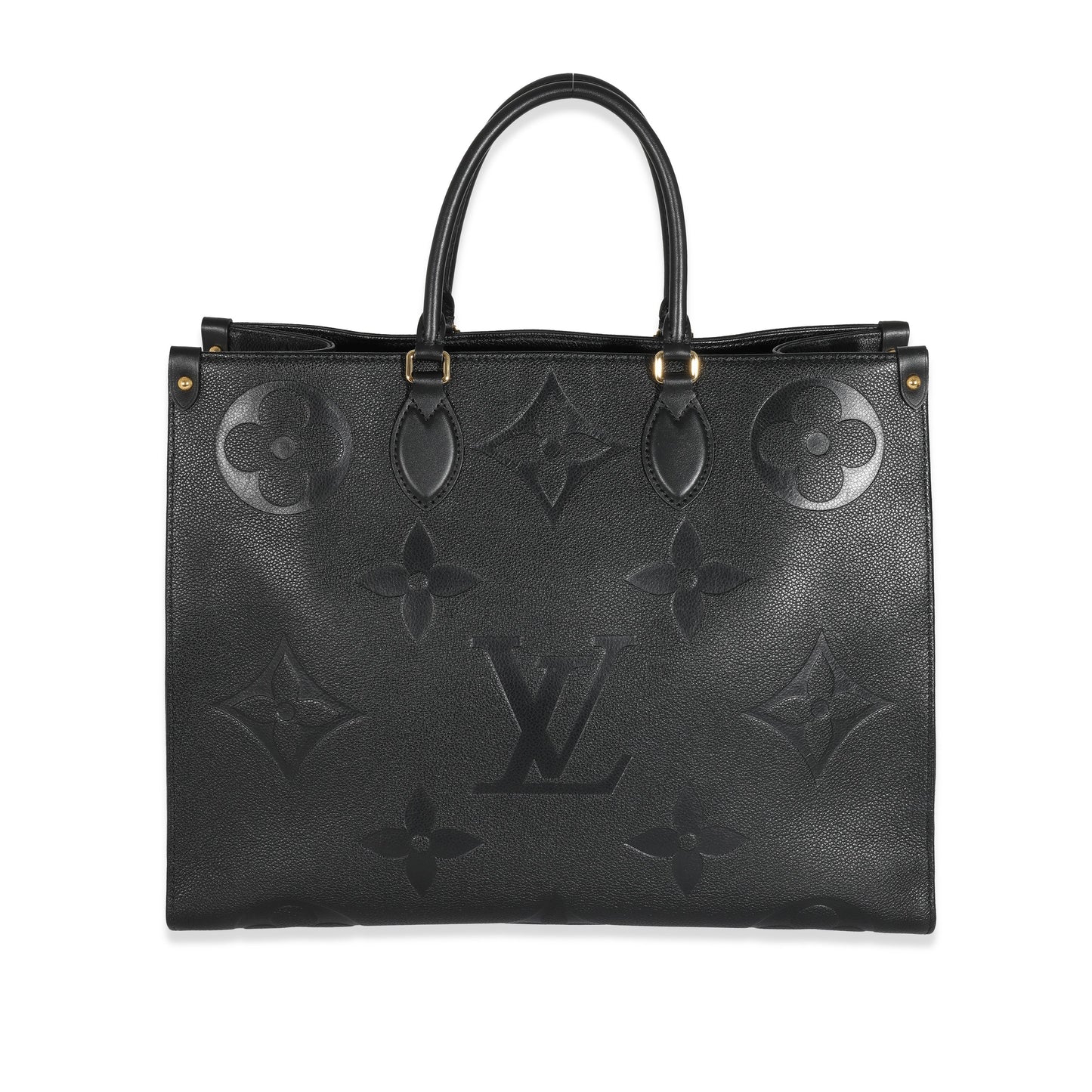 Louis Vuitton Louis Vuitton Black Empreinte Monogram Giant OnTheGo GM
