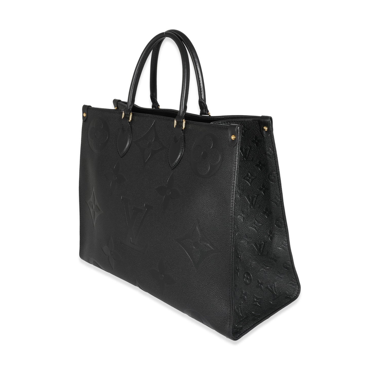 Louis Vuitton Louis Vuitton Black Empreinte Monogram Giant OnTheGo GM