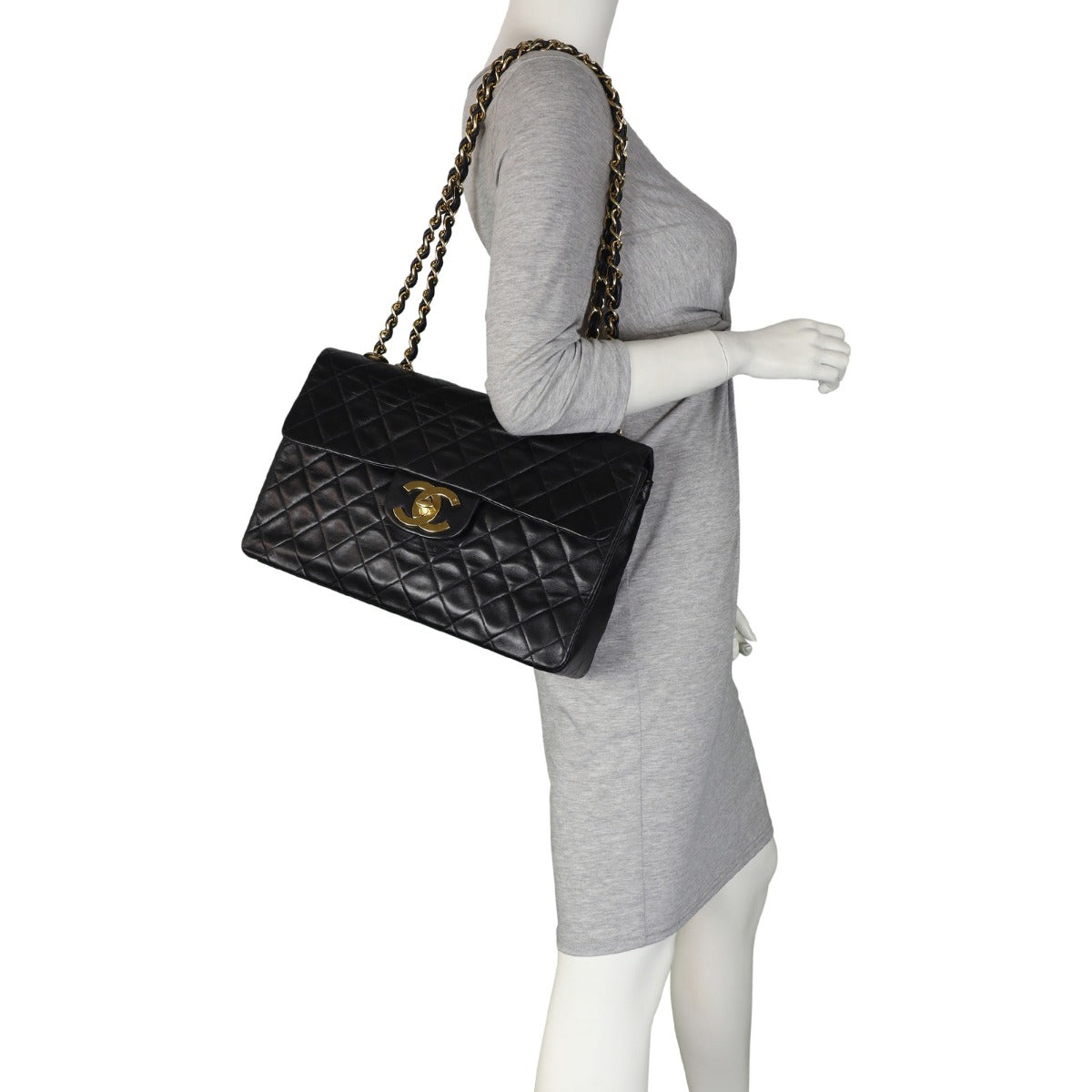 Chanel Maxi Jumbo XL Single Flap Bag | Lambskin