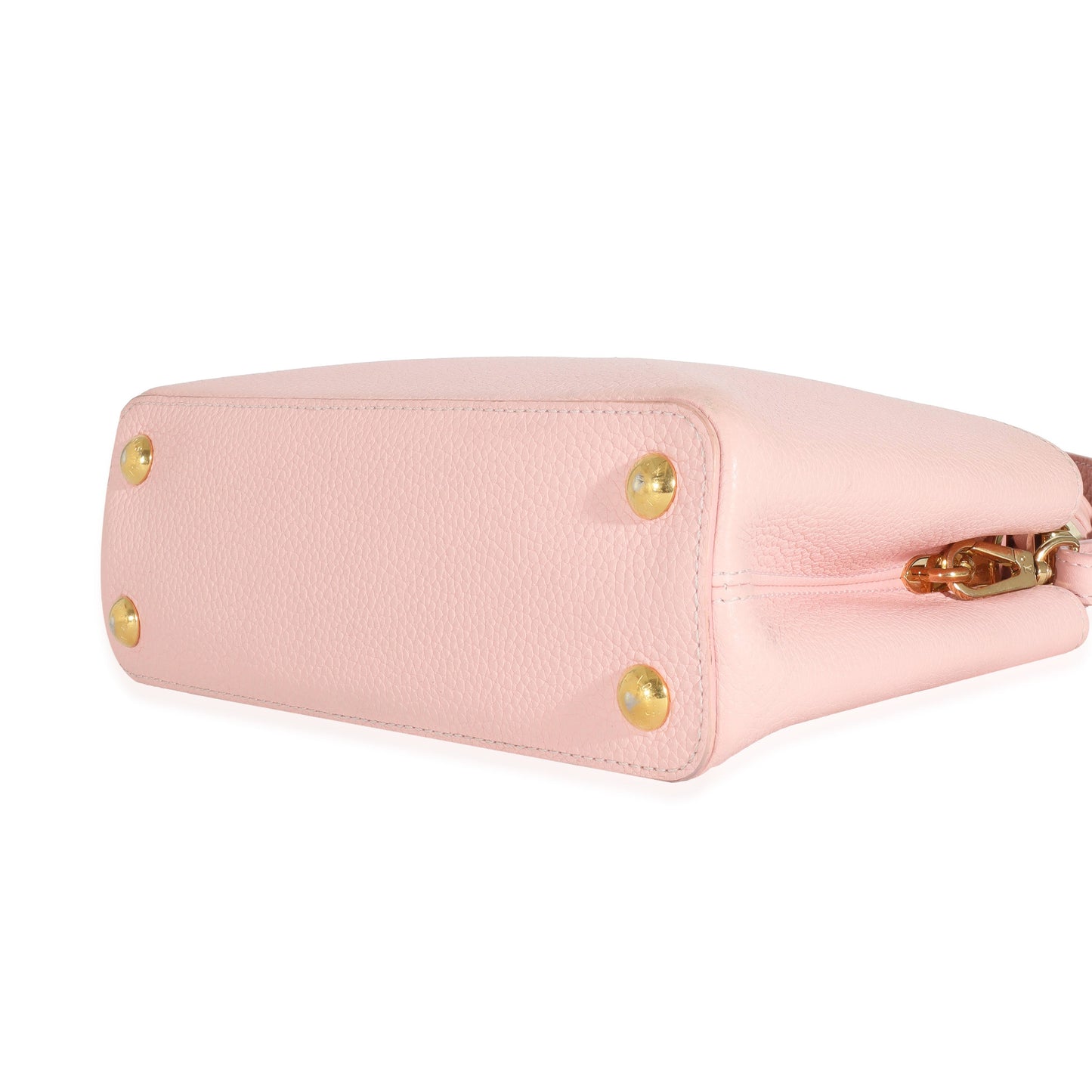 Louis Vuitton Louis Vuitton Bubble Gum Pink Taurillon Scrunchie Capucines BB