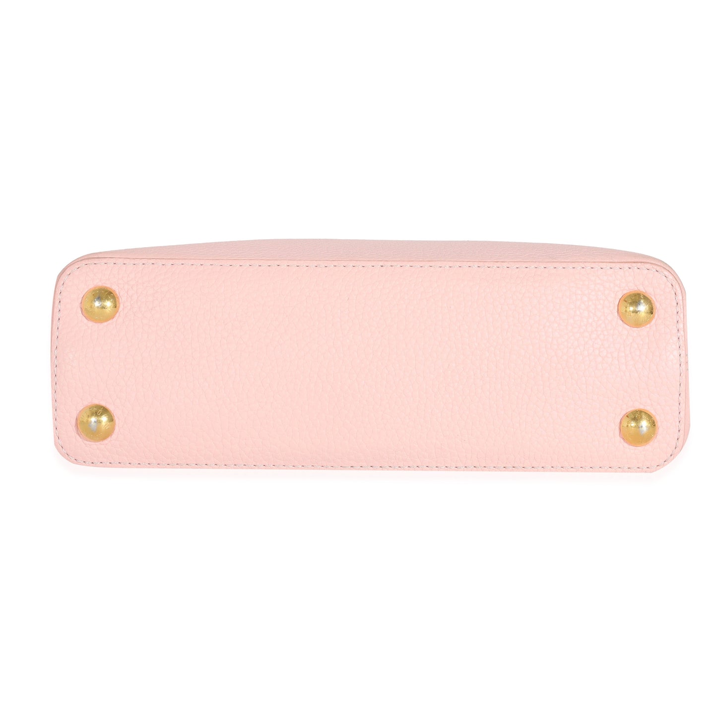 Louis Vuitton Louis Vuitton Bubble Gum Pink Taurillon Scrunchie Capucines BB