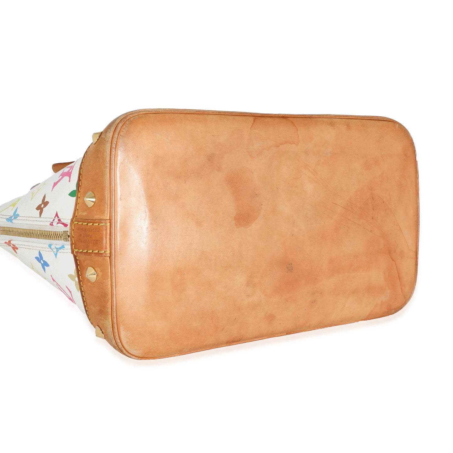 Louis Vuitton Louis Vuitton x Takashi Murakami White Monogram Multicolore Canvas Alma PM