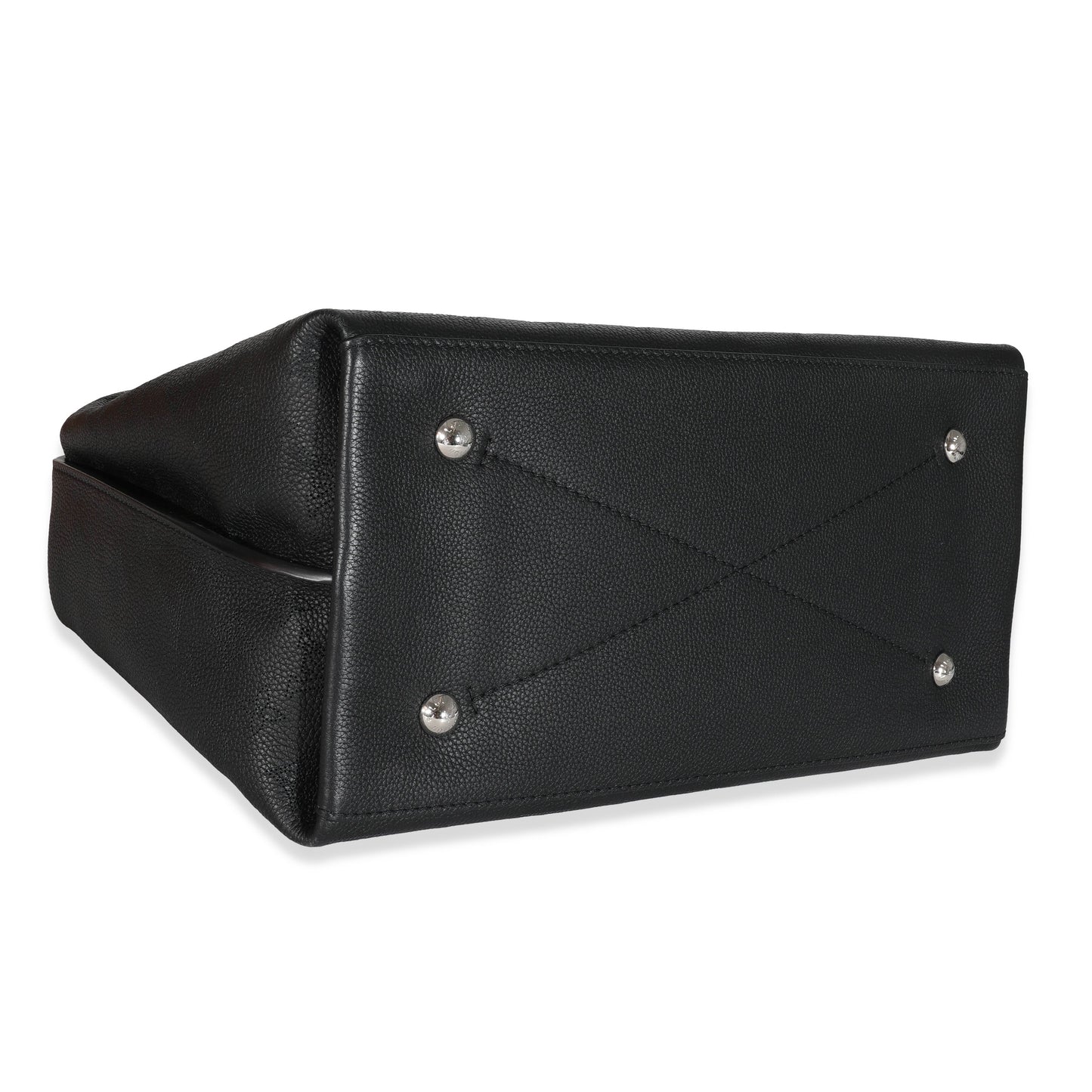 Louis Vuitton Louis Vuitton Black Mahina Carmel Hobo