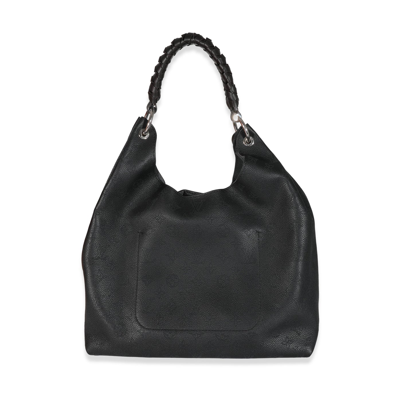 Louis Vuitton Louis Vuitton Black Mahina Carmel Hobo