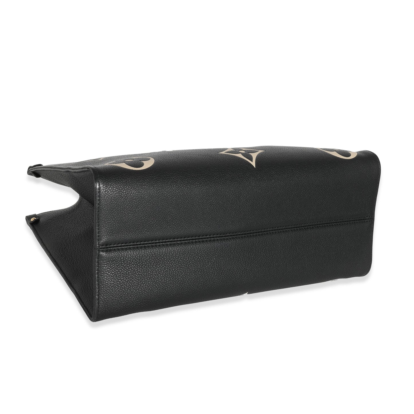 Louis Vuitton Louis Vuitton Black Beige Monogram Giant Empreinte OnTheGo MM