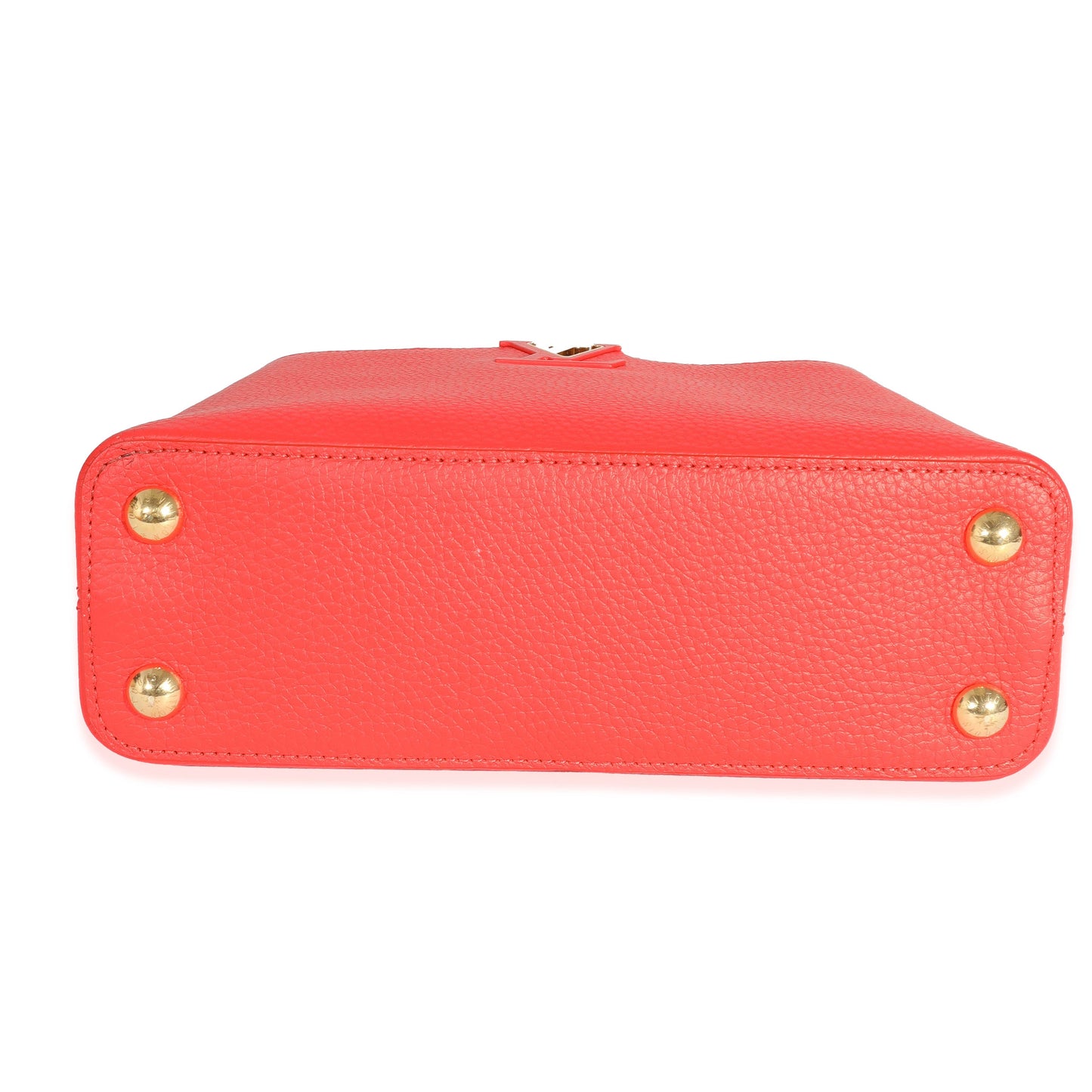Louis Vuitton Louis Vuitton Tonic Orange Taurillon Capucines BB
