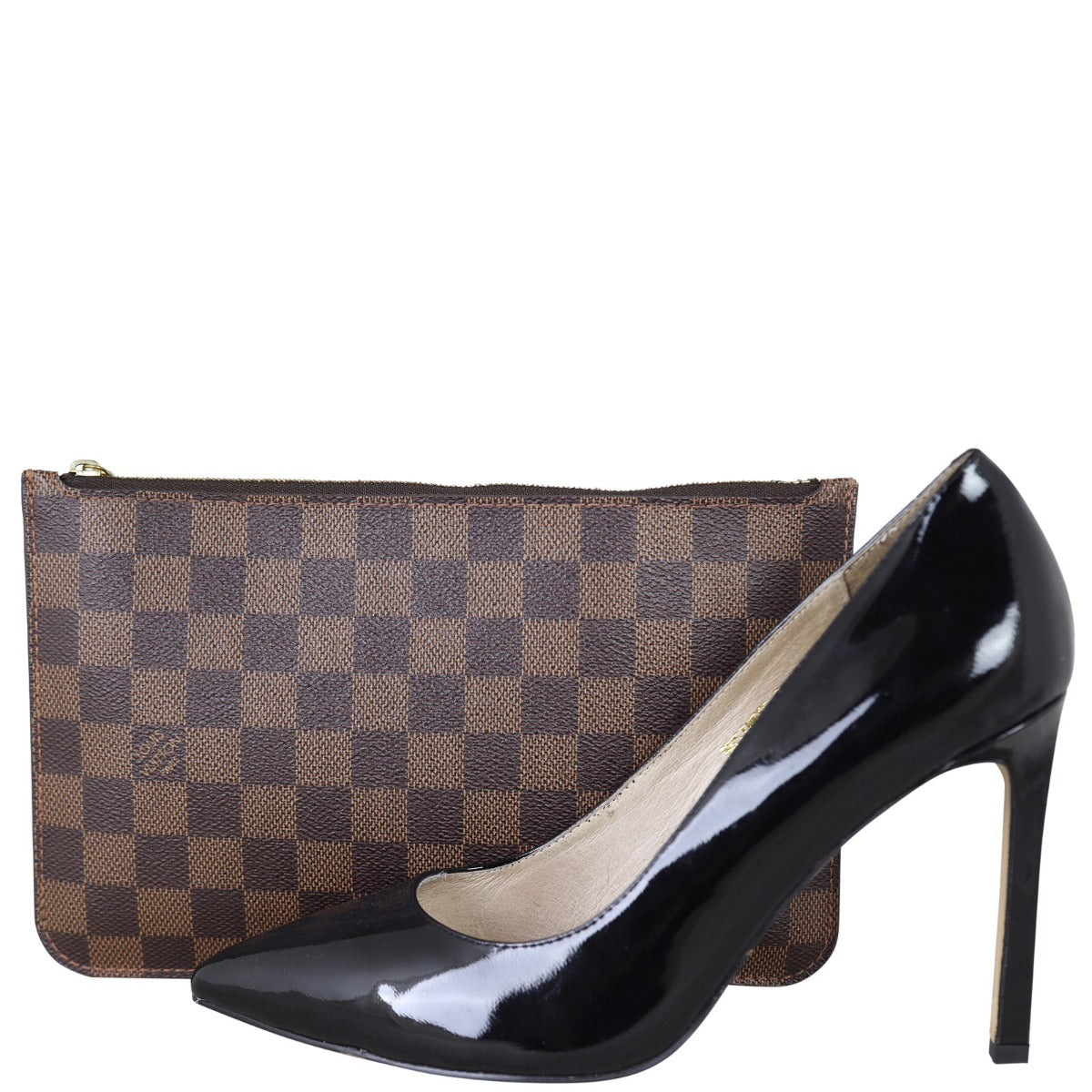 Louis Vuitton Neverfull Pochette Damier Ebene