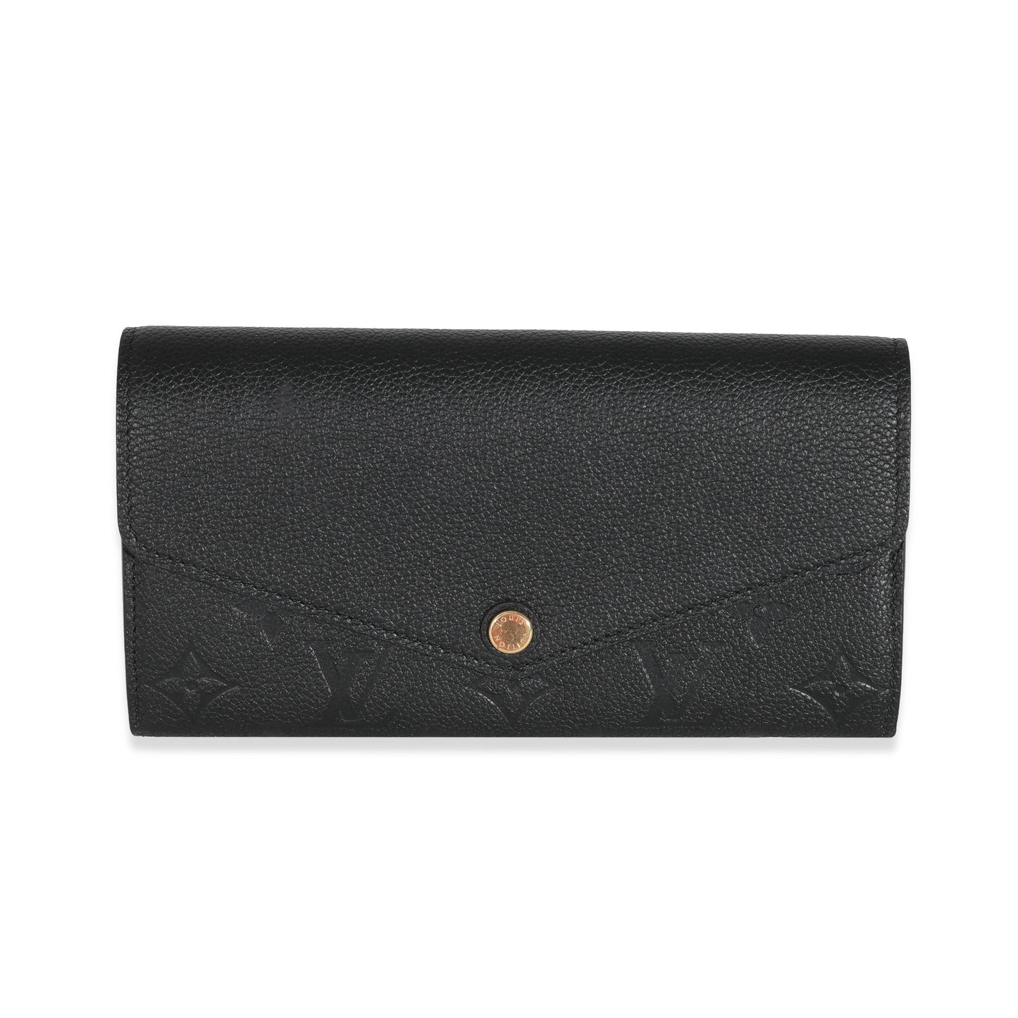 Louis Vuitton Louis Vuitton Black Empreinte Sarah Wallet
