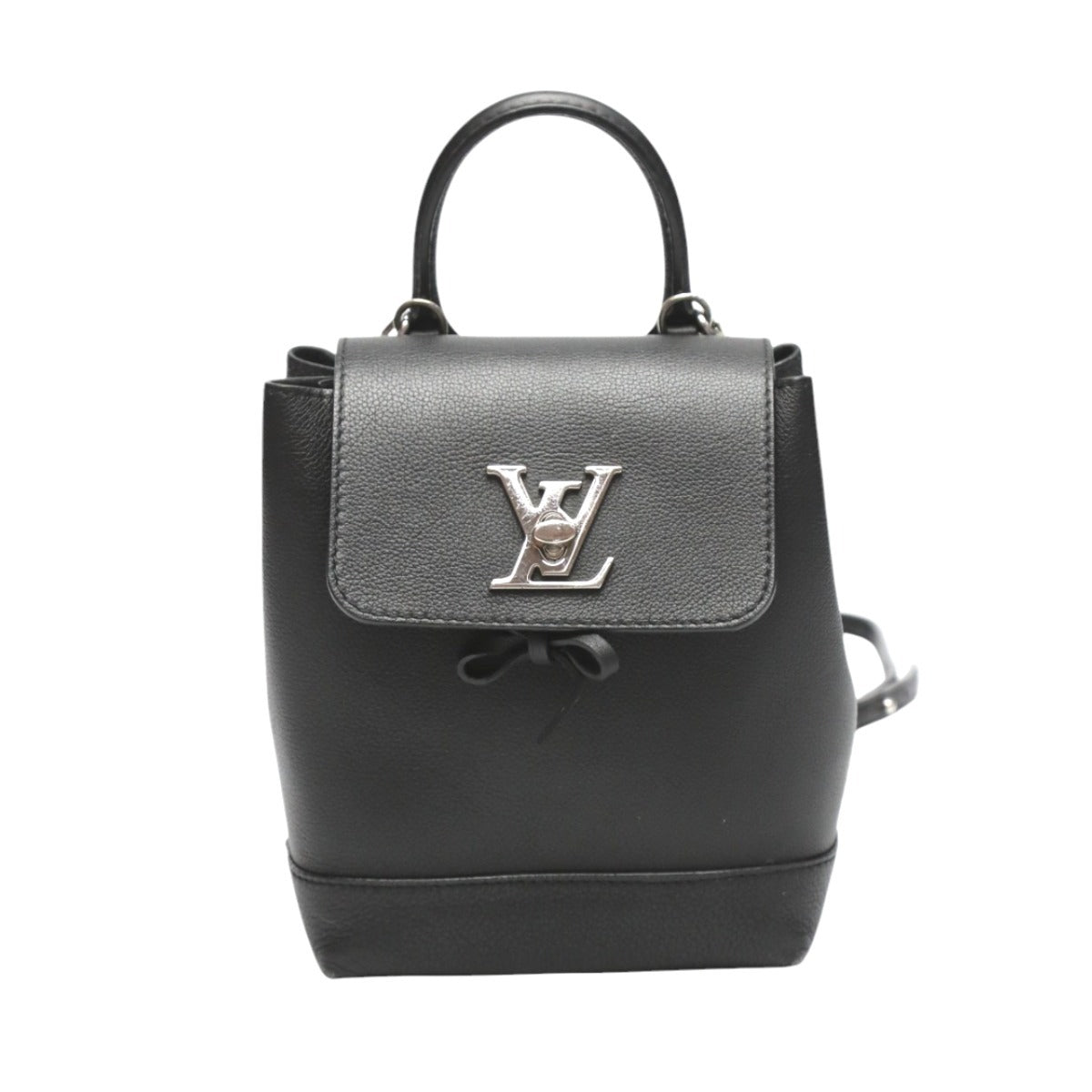 LOUIS VUITTON Backpack M54573 leather Noir Lock Me Bag Taurillon Clemence bag mini Women