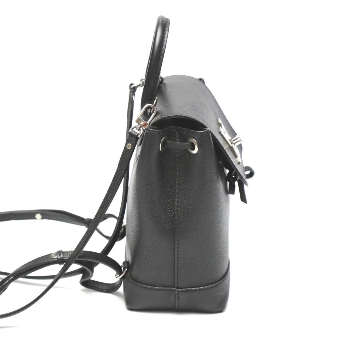 LOUIS VUITTON Backpack M54573 leather Noir Lock Me Bag Taurillon Clemence bag mini Women